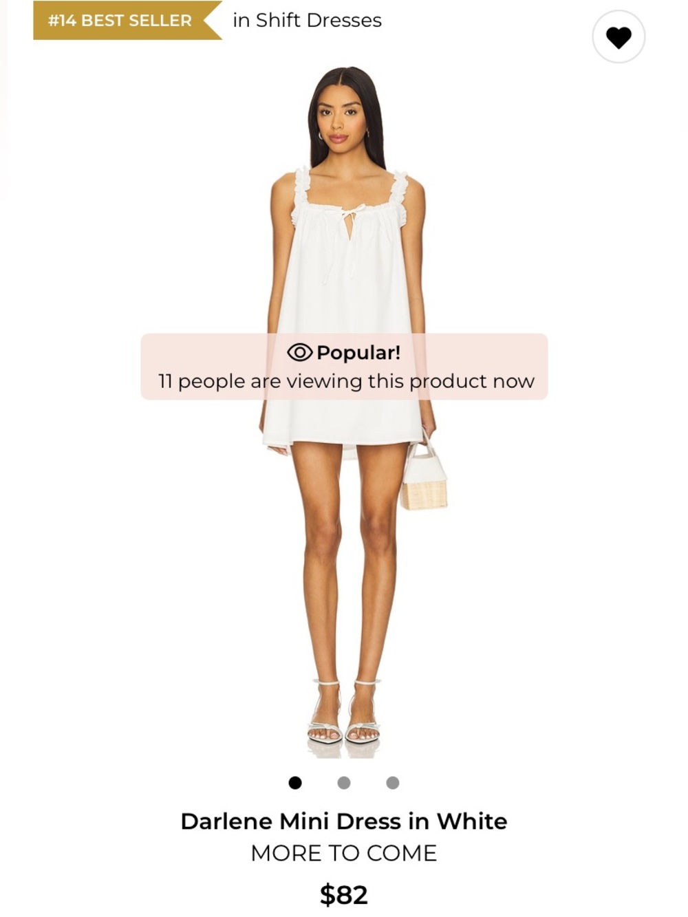 NWOT Darlene mini dress